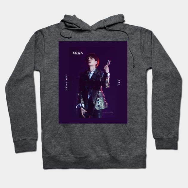 BTS Suga: Dark Theme #1 Hoodie by TheMochiLife